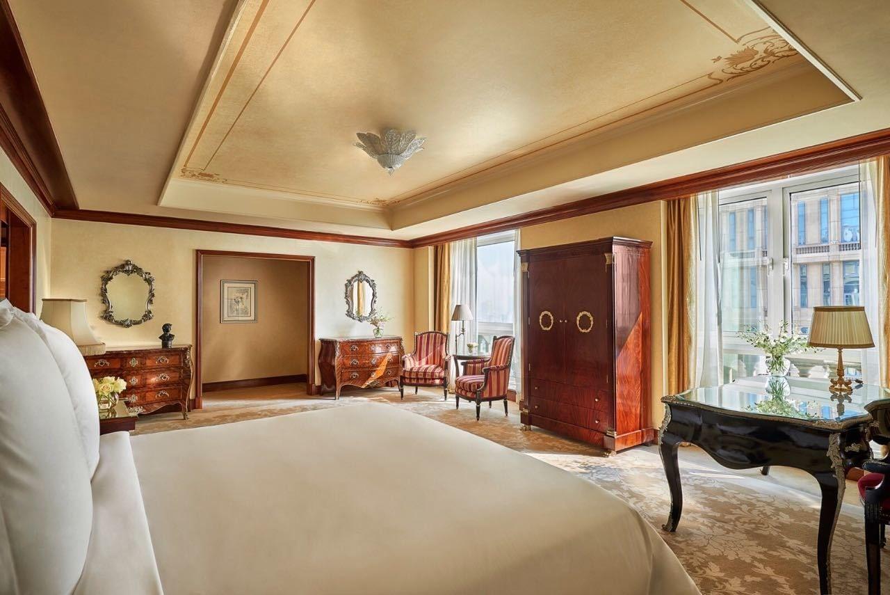 포 시즌 카이로 앳 더 퍼스트 레지던스 기자 외부 사진 A bedroom at the hotel