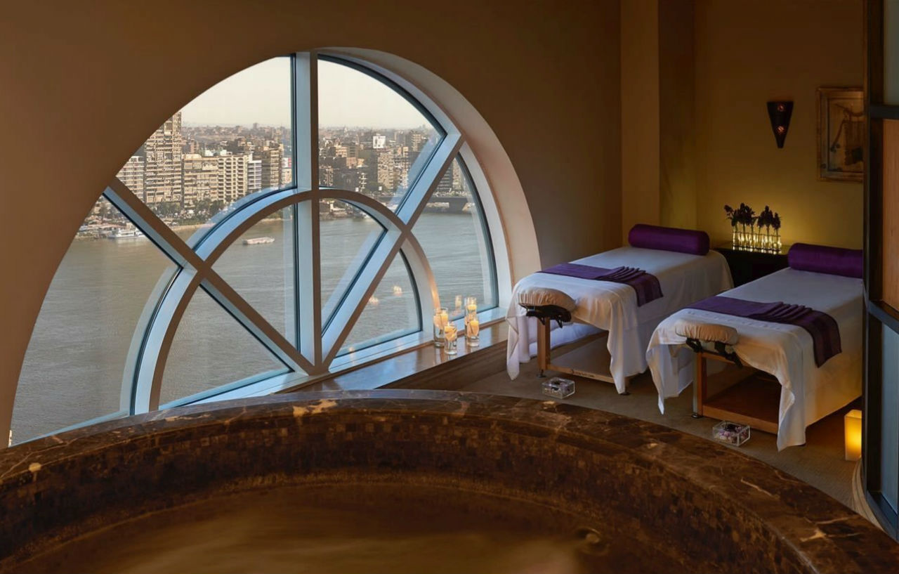 포 시즌 카이로 앳 더 퍼스트 레지던스 기자 외부 사진 The spa at the Four Seasons Hotel, Cairo